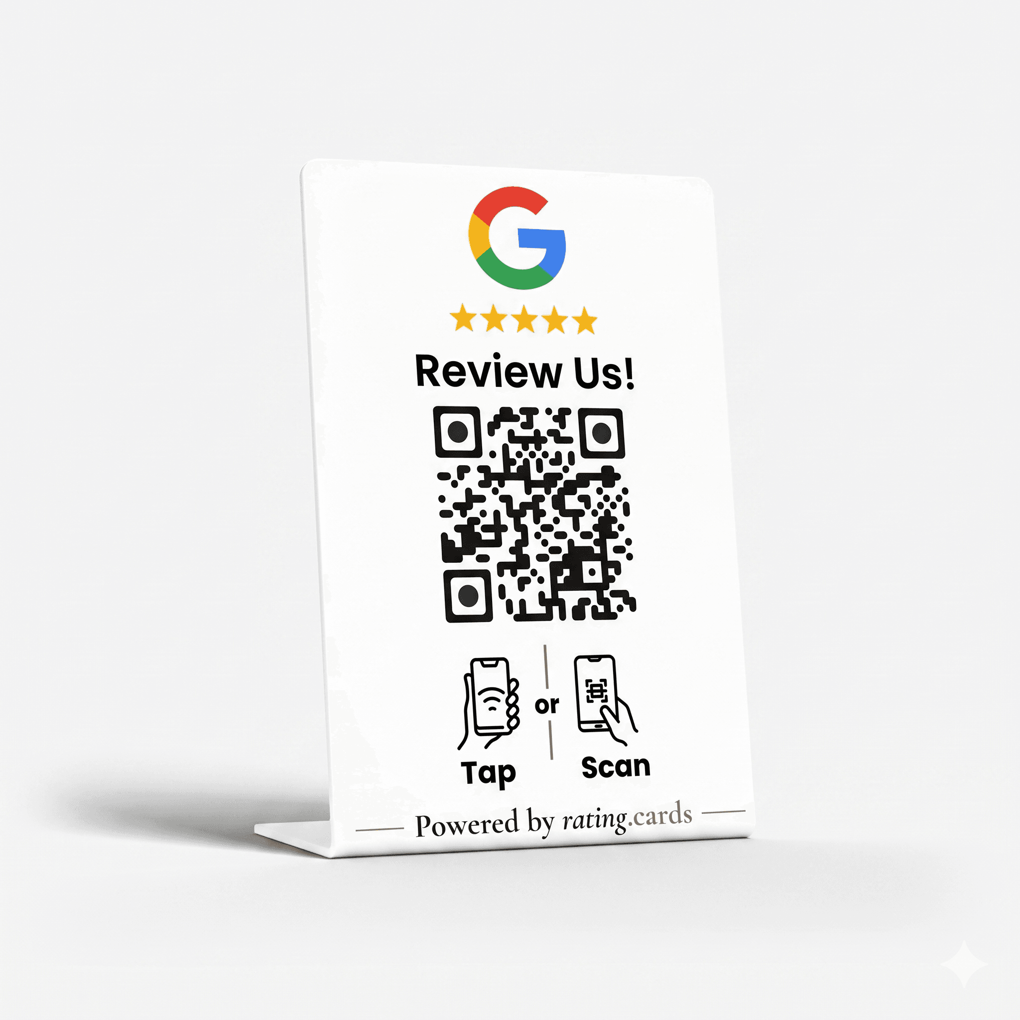 Google Review NFC & QR Stand